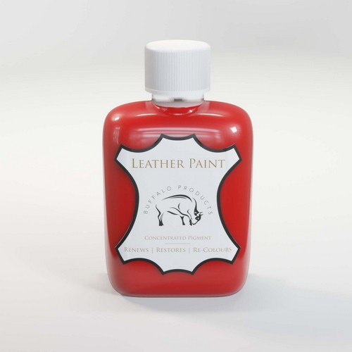Leather Paint Red